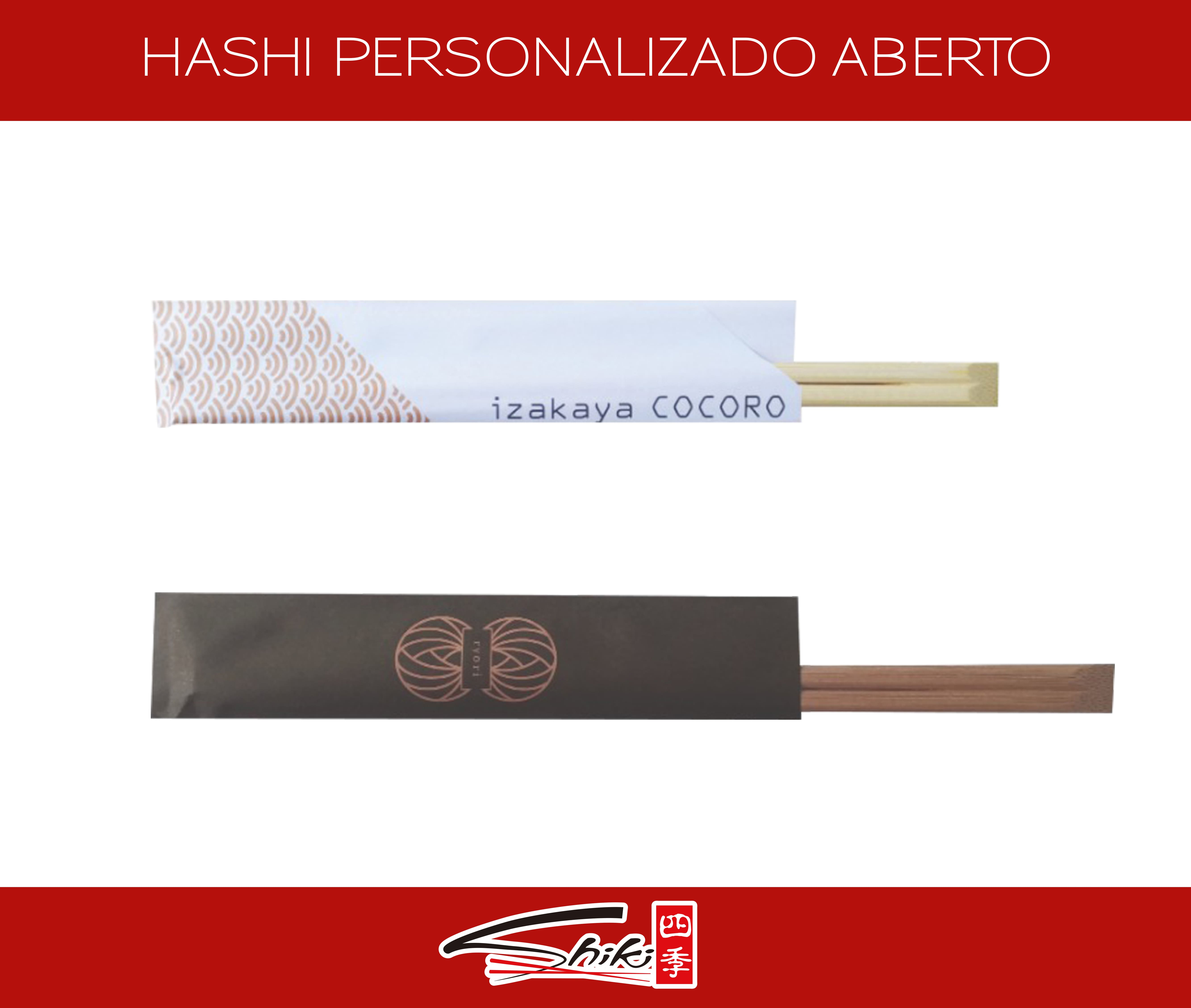 Hashi - Embalagem Personalizável Aberta 16cm